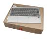 5CB0Q12250 Original Lenovo Tastatur inkl. Topcase DE (deutsch) dunkelgrau/silber mit Backlight