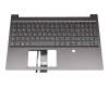 5CB0W43586 Original Lenovo Tastatur inkl. Topcase DE (deutsch) grau/grau mit Backlight