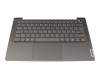 5CB1C13390 Original Lenovo Tastatur inkl. Topcase DE (deutsch) dunkelgrau/grau mit Backlight