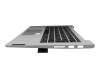 5CB1C13623 Original Lenovo Tastatur inkl. Topcase DE (deutsch) grau/grau mit Backlight