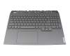 5CB1H71046 Original Lenovo Tastatur inkl. Topcase US (englisch) grau/grau mit Backlight