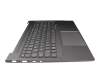 5CB1J38408 Original Lenovo Tastatur inkl. Topcase DE (deutsch) grau/grau mit Backlight