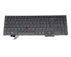 5N21D93887 Original Lenovo Tastatur DE (deutsch) grau mit Backlight und Mouse-Stick