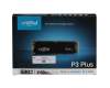 Crucial P3 Plus PCIe NVMe SSD Festplatte 500GB (M.2 22 x 80 mm) für Schenker XMG Apex 15 M23