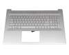 6054B2488302 Original HP Tastatur inkl. Topcase DE (deutsch) silber/silber