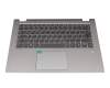 6620329179 Original Lenovo Tastatur inkl. Topcase DE (deutsch) grau/silber mit Backlight