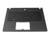 6B.VM6N8.020 Original Acer Tastatur inkl. Topcase DE (deutsch) schwarz/schwarz mit Backlight