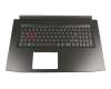 6BQ2MN2011 Original Acer Tastatur inkl. Topcase DE (deutsch) schwarz/schwarz mit Backlight (GeForce 1050)