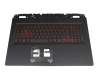 6BQG1N2014 Original Acer Tastatur inkl. Topcase DE (deutsch) schwarz/schwarz mit Backlight