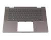 7H2440 Original HP Tastatur inkl. Topcase DE (deutsch) schwarz/grau mit Backlight