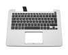 90NB07I1-R31GE0 Original Asus Tastatur inkl. Topcase DE (deutsch) schwarz/silber