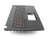 90NB0DR5-R31GE0 Original Asus Tastatur inkl. Topcase DE (deutsch) schwarz/schwarz mit Backlight