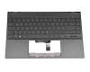 90NB0QX0-R30GE1 Original Asus Tastatur inkl. Topcase DE (deutsch) grau/schwarz