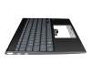 90NB0QX0-R30GE1 Original Asus Tastatur inkl. Topcase DE (deutsch) grau/schwarz