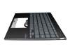 90NB0QX0-R30GE1 Original Asus Tastatur inkl. Topcase DE (deutsch) grau/schwarz