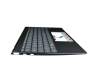 90NB0TJ1-R30GE0 Original Asus Tastatur inkl. Topcase DE (deutsch) grau/grau mit Backlight