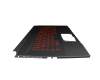 957-17L112E-C06 Original MSI Tastatur inkl. Topcase DE (deutsch) schwarz/schwarz mit Backlight