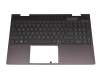 9Z.NHBBC Original HP Tastatur inkl. Topcase DE (deutsch) schwarz/schwarz mit Backlight (Nightfall Black)