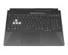 AB2GA000C00 Original Asus Tastatur inkl. Topcase DE (deutsch) schwarz/transparent/schwarz mit Backlight