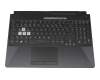 AC20263YA3292 Original Asus Tastatur DE (deutsch) schwarz/transparent mit Backlight