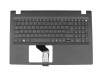 ACM14H86D0 Original Acer Tastatur inkl. Topcase DE (deutsch) schwarz/schwarz