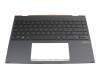 AEUJ5S0010 Original Quanta Tastatur inkl. Topcase CH (schweiz) grau/grau mit Backlight