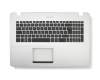 ASM17A96D0J528 Original Asus Tastatur inkl. Topcase DE (deutsch) schwarz/silber mit Backlight