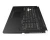 Asus FX706HM Original Tastatur inkl. Topcase US (englisch) schwarz/transparent/grau mit Backlight