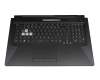 Asus TUF F17 FX706LI Original Tastatur inkl. Topcase DE (deutsch) schwarz/transparent/schwarz mit Backlight