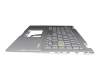 Asus VivoBook Flip 14 TP470EZ Original Tastatur inkl. Topcase DE (deutsch) silber/silber mit Backlight