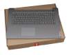 B203720B Original Lenovo Tastatur inkl. Topcase DE (deutsch) grau/grau