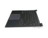 BA97-03992C Original Samsung Tastatur inkl. Topcase DE (deutsch) schwarz/schwarz mit Backlight