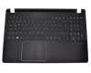 EAZRK002010-1 Original Acer Tastatur inkl. Topcase DE (deutsch) schwarz/schwarz