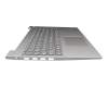 EC1JV000200 Original Lenovo Tastatur inkl. Topcase DE (deutsch) grau/silber Fingerprint