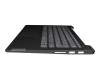 ET2UZ000200 Original Lenovo Tastatur inkl. Topcase DE (deutsch) grau/grau mit Fingerprint