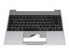 Emdoor NS14AR Original Tastatur inkl. Topcase DE (deutsch) schwarz/grau mit Backlight