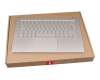 FYG80_FPR_FFC Original Lenovo Tastatur inkl. Topcase DE (deutsch) silber/silber mit Backlight