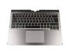 Fujitsu LifeBook T935 Original Tastatur inkl. Topcase DE (deutsch) schwarz/silber mit Backlight