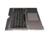 Fujitsu LifeBook T935 Original Tastatur inkl. Topcase DE (deutsch) schwarz/silber mit Backlight