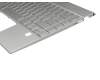 HP Envy 13-aq1900 Original Tastatur inkl. Topcase DE (deutsch) silber/silber mit Backlight