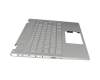 HP Pavilion x360 14-cd1100 Original Tastatur inkl. Topcase DE (deutsch) silber/silber mit Backlight