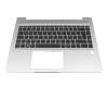 HP ProBook 445R G6 Original Tastatur inkl. Topcase DE (deutsch) schwarz/silber mit Backlight