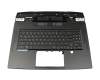 K1C-1040039-J36 Original MSI Tastatur inkl. Topcase DE (deutsch) schwarz/schwarz mit Backlight