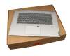 Lenovo IdeaPad C340-15IIL (81XJ) Original Tastatur inkl. Topcase DE (deutsch) grau/silber