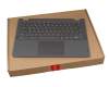 Lenovo IdeaPad Flex 5 CB-13IML05 (82B8) Original Tastatur inkl. Topcase DE (deutsch) grau/gold