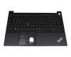 Lenovo ThinkPad E15 Gen 4 (21E6/21E7) Original Tastatur inkl. Topcase DE (deutsch) schwarz/schwarz mit Backlight und Mouse-Stick