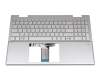 M48854-041 Original HP Tastatur inkl. Topcase DE (deutsch) silber/silber