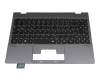 Medion Akoya E14413 (W1140T) Original Tastatur inkl. Topcase DE (deutsch) schwarz/grau mit Backlight