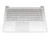 Medion Akoya S6446 (M15WUN) Original Tastatur inkl. Topcase DE (deutsch) silber/silber