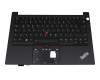 NBLC8 Original Lenovo Tastatur inkl. Topcase DE (deutsch) schwarz/schwarz mit Backlight und Mouse-Stick